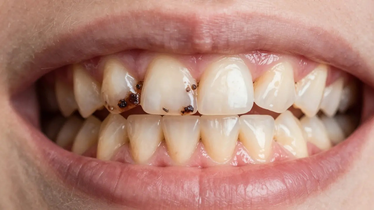 Jak vypadá zubní kámen a jak ho poznat na první pohled