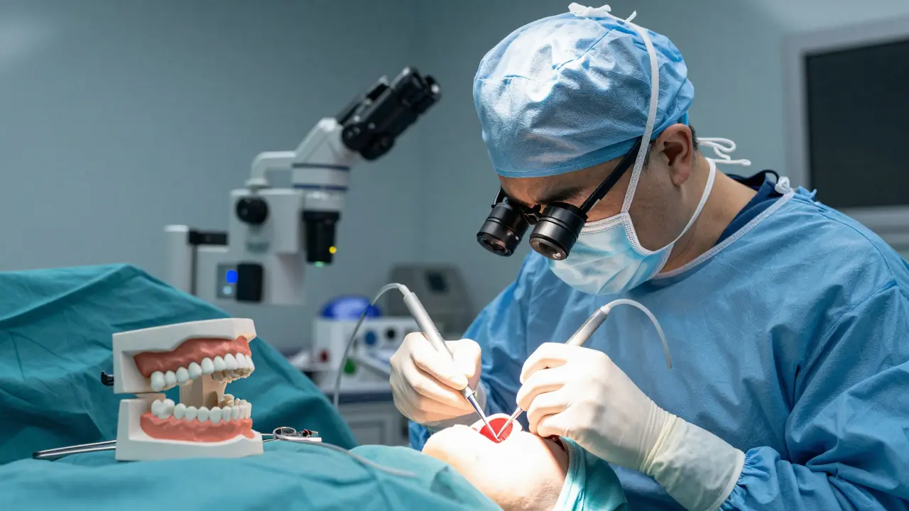 Co je to chirurgický zákrok v maxilofaciální chirurgii?